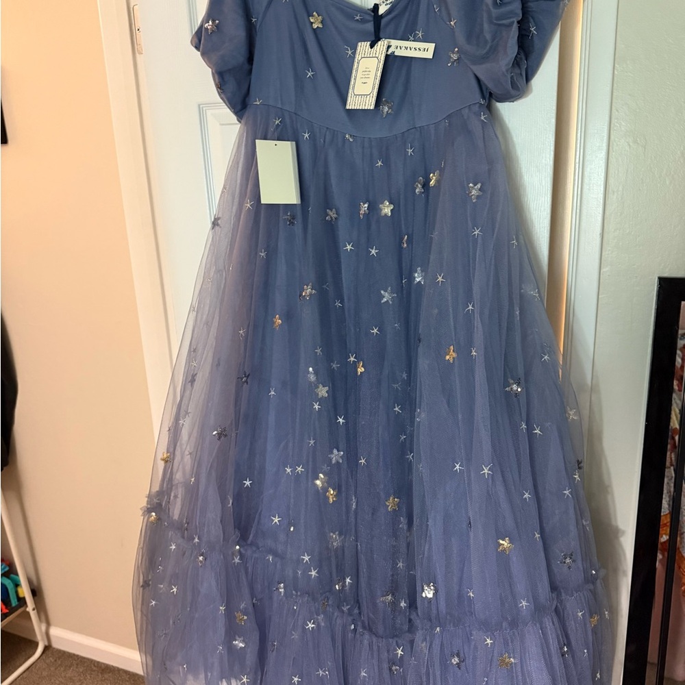 JessaKae Midnight Star Tulle Gown - Picture 4 of 4